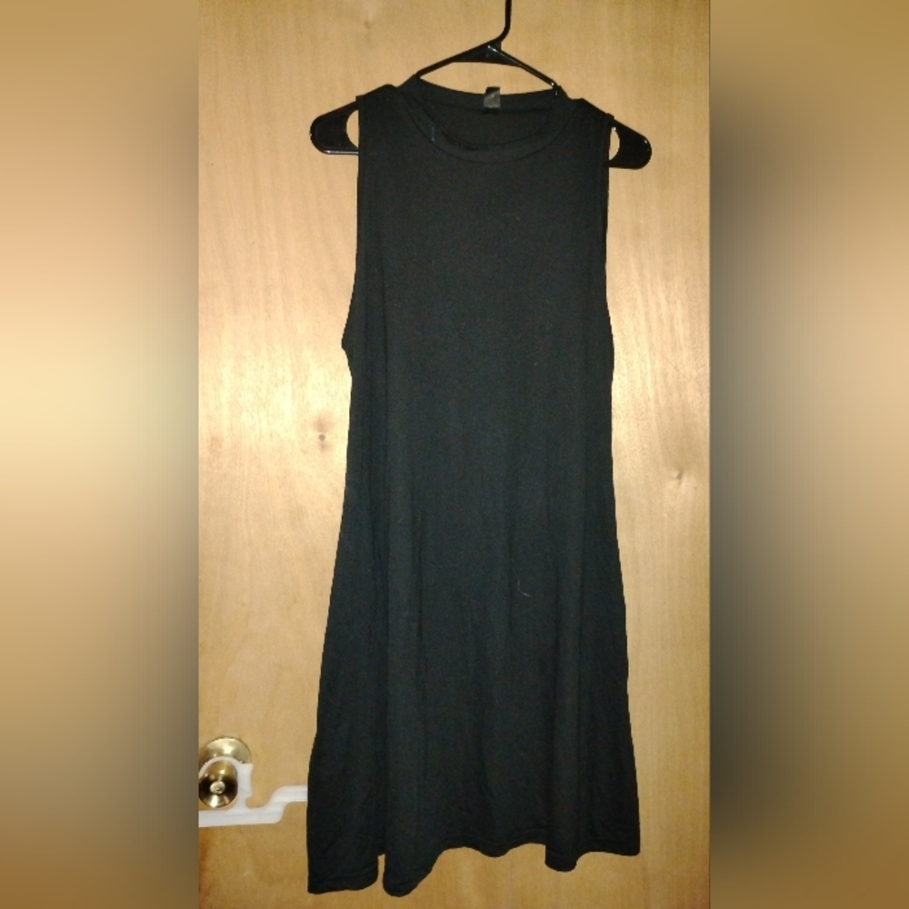 Lightweight Black High Neck Dress BUY 2 GET THIS 1 FREE